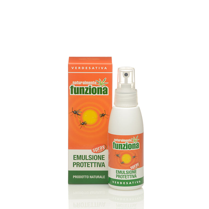 Emulsione spray protettiva anti zanzare